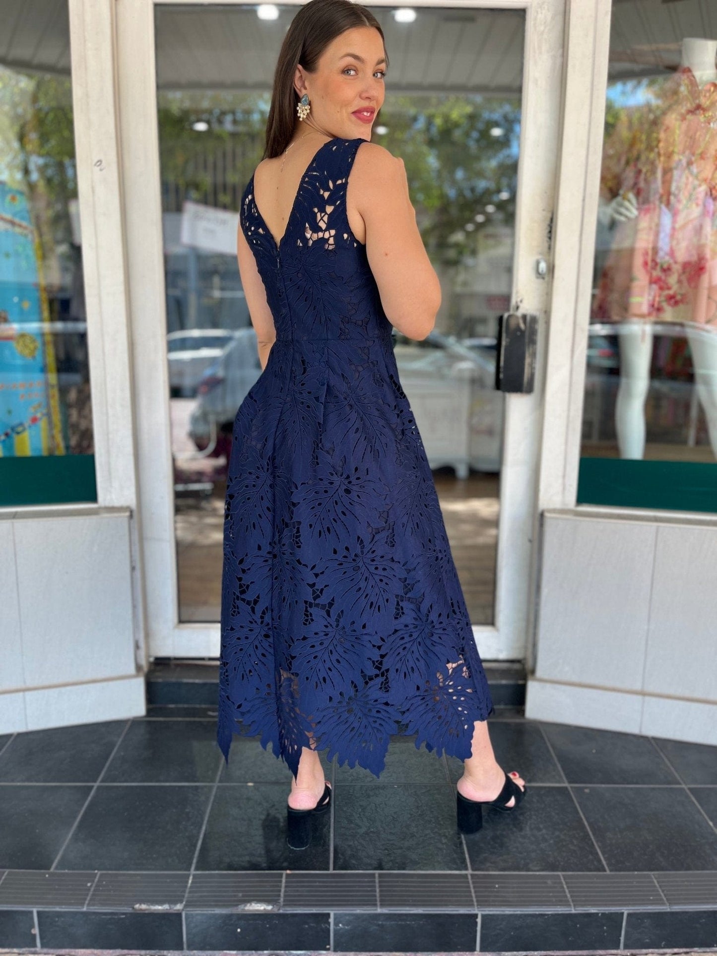 Sachin & Babi Miuccia Dress - Navy - Sachin & Babi - Pinkhill - darwin fashion - darwin boutique