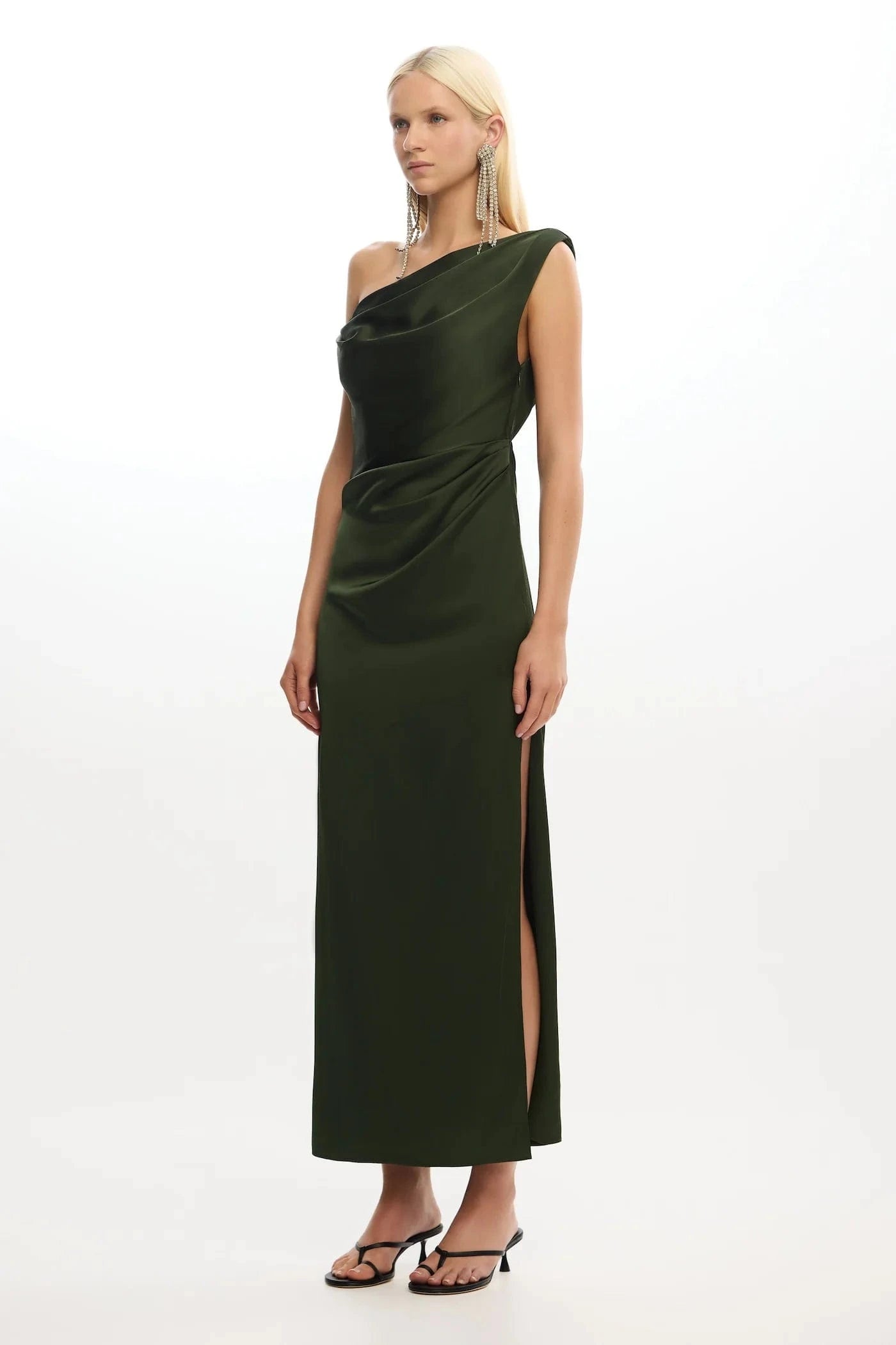 significant other alyssa draped satin mini dress Alyssa Mini Satin Dress for Women, Sapphire Color, AU14 US10 Size