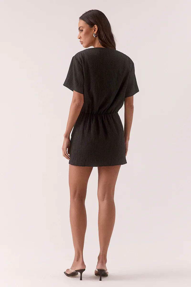 SOVERE STUDIO AINE MINI DRESS - BLACK