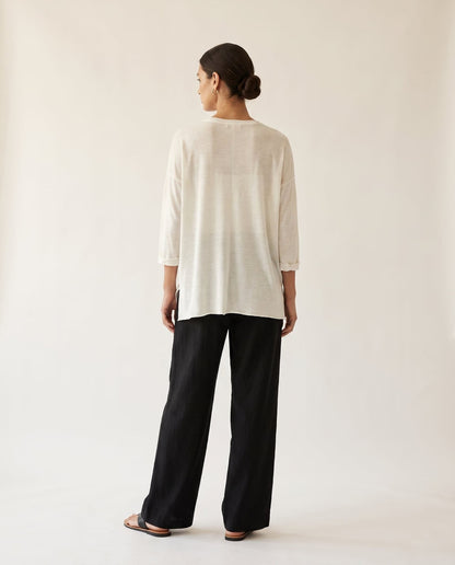 Studio Adine Dhaka Tee - Off White
