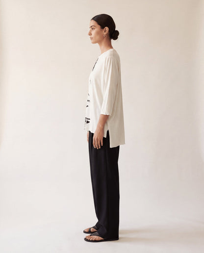 Studio Adine Dhaka Tee - Off White
