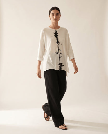 Studio Adine Dhaka Tee - Off White
