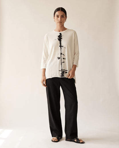 Studio Adine Dhaka Tee - Off White