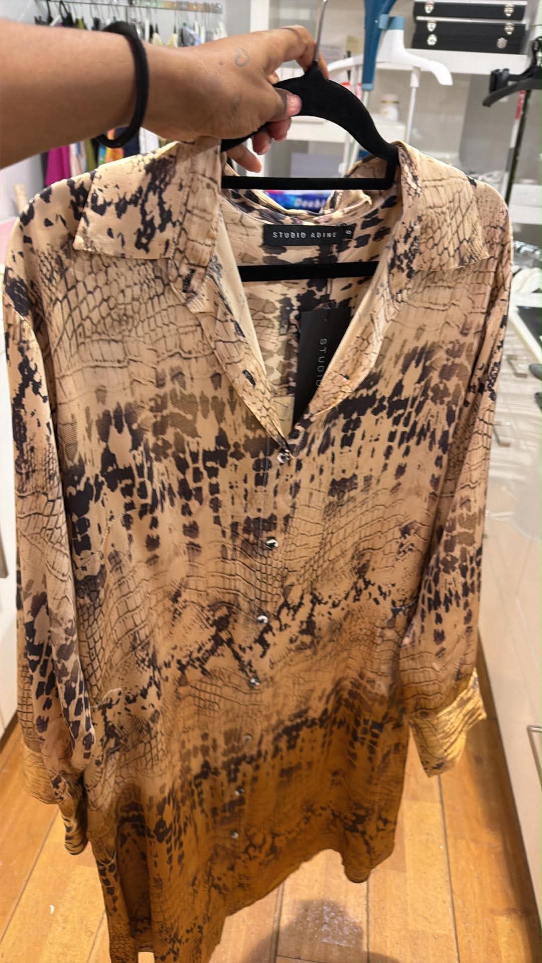 Christine supplier photo - Mara Shirtdress on hanger (photo 36)