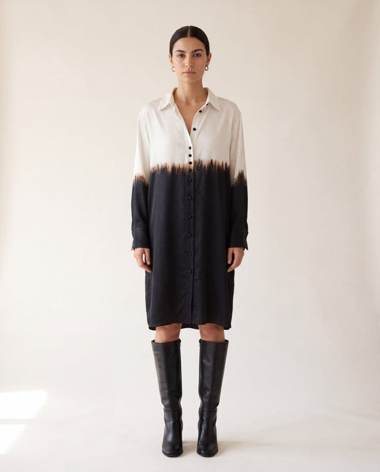 Studio Adine Nara Shirtdress - Black