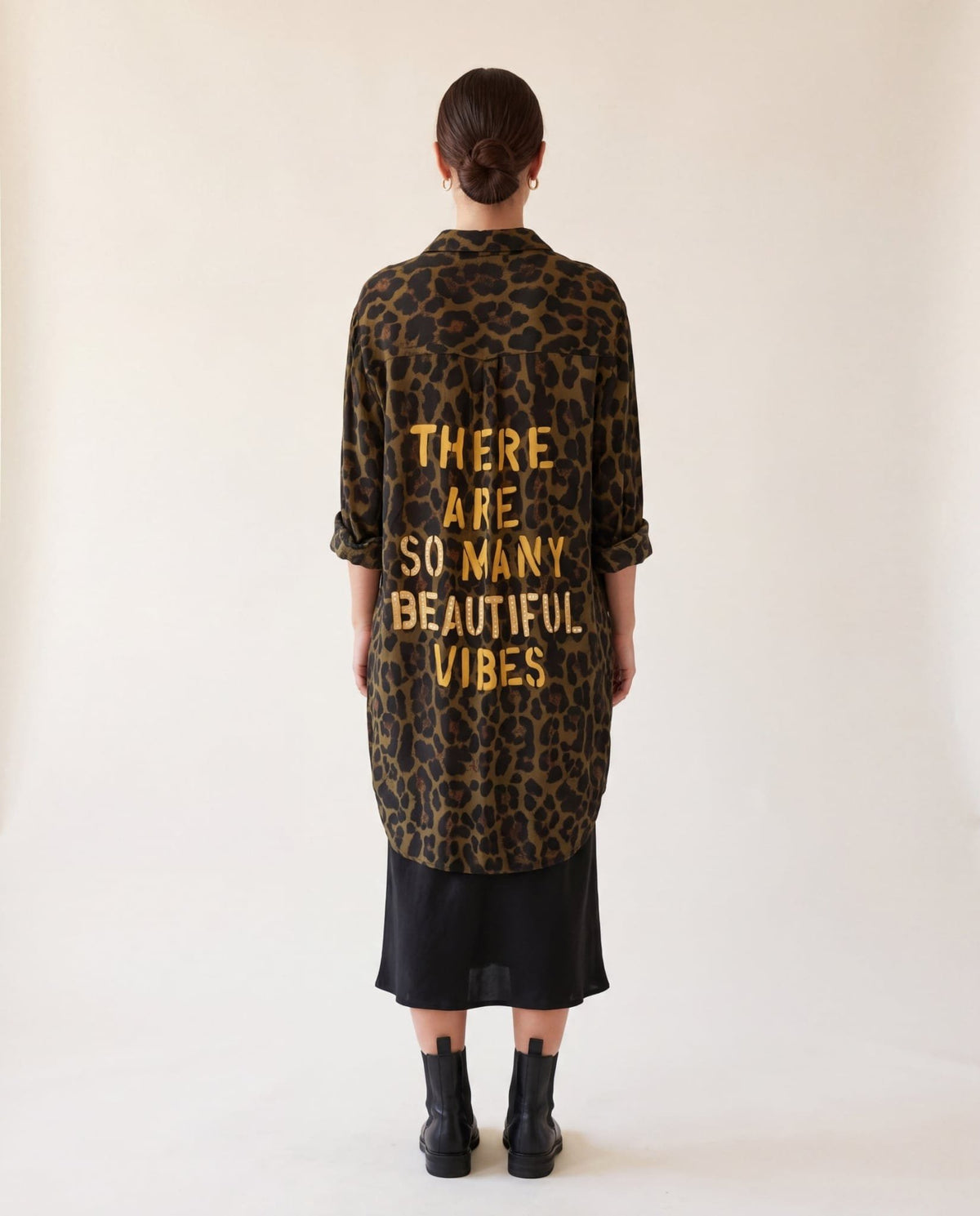 Studio Adine Regency Shirtdress - Tobacco Animal Print