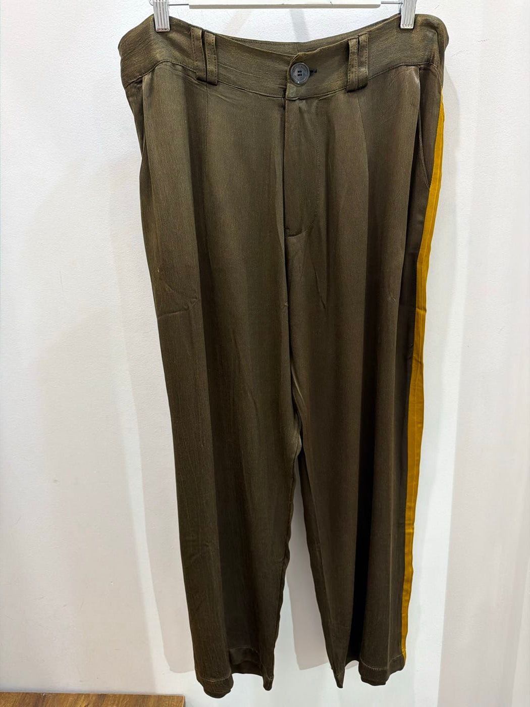 Christine supplier photo - Tie Dye Sequin Tank with Gold Stripe Pant