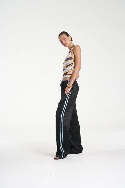 SUMMI SUMMI BOXER PANT - BLACK/ BLUE - Pinkhill -  - [] - Darwin boutique - Australian fashion design - Darwin Fashion - Australian Fashion Designer - Australian Fashion Designer Brands - Australian Fashion Design 