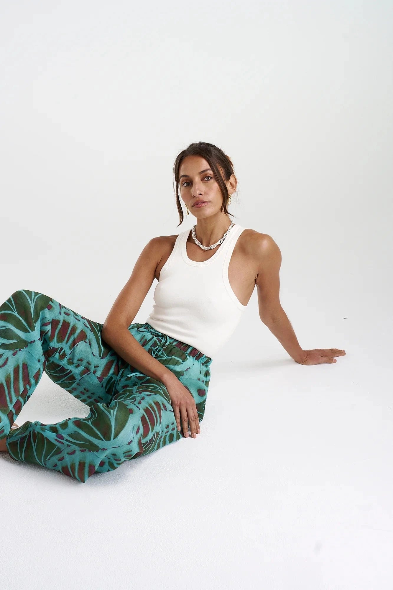 Summi Summi Knit Racer Top - Cream - Pinkhill -  - [] - Darwin boutique - Australian fashion design - Darwin Fashion - Australian Fashion Designer - Australian Fashion Designer Brands - Australian Fashion Design 