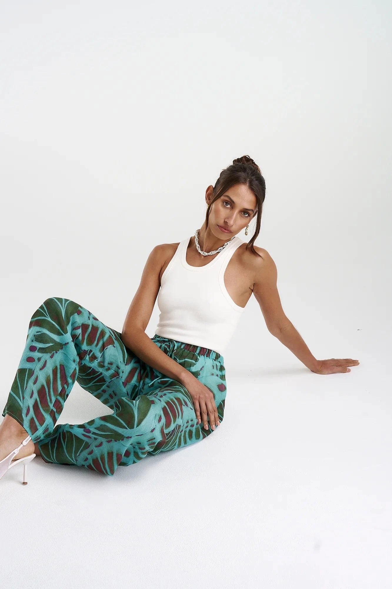 Summi Summi Knit Racer Top - Cream - Pinkhill -  - [] - Darwin boutique - Australian fashion design - Darwin Fashion - Australian Fashion Designer - Australian Fashion Designer Brands - Australian Fashion Design 