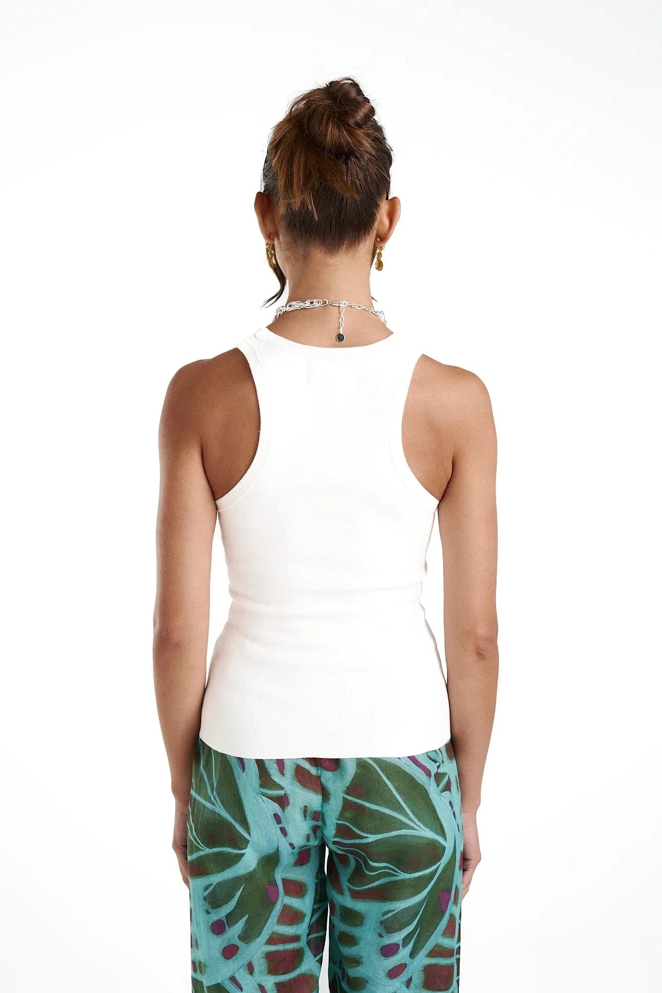 Summi Summi Knit Racer Top - Cream - Pinkhill -  - [] - Darwin boutique - Australian fashion design - Darwin Fashion - Australian Fashion Designer - Australian Fashion Designer Brands - Australian Fashion Design 