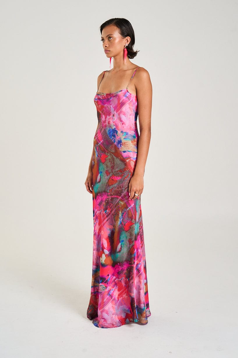 SUMMI SUMMI LUNA MAXI DRESS - Pinkhill -  - [] - Darwin boutique - Australian fashion design - Darwin Fashion - Australian Fashion Designer - Australian Fashion Designer Brands - Australian Fashion Design 
