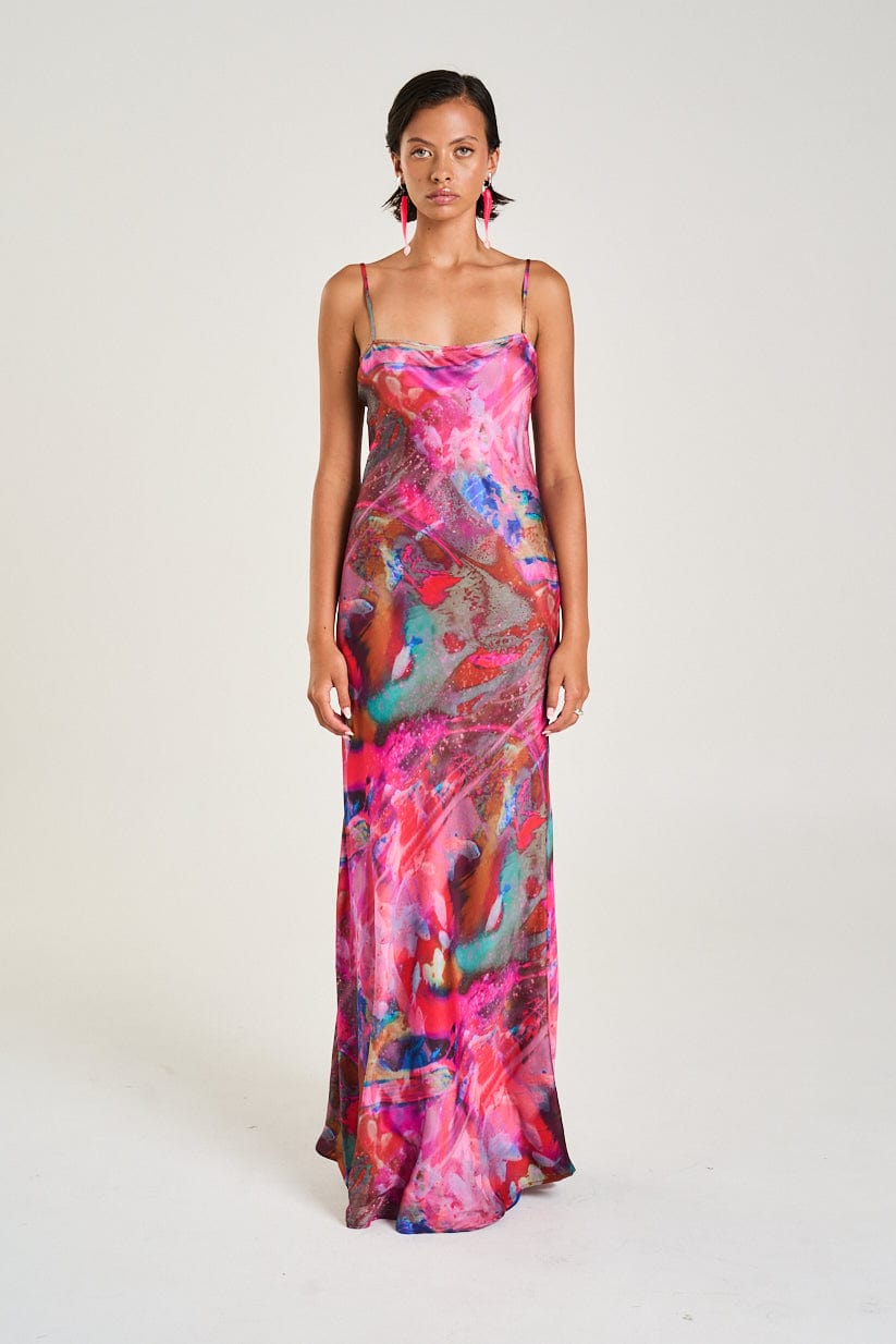 SUMMI SUMMI LUNA MAXI DRESS - Pinkhill -  - [] - Darwin boutique - Australian fashion design - Darwin Fashion - Australian Fashion Designer - Australian Fashion Designer Brands - Australian Fashion Design 