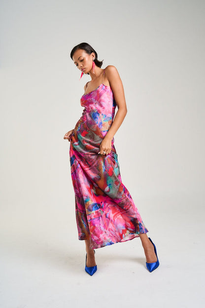 SUMMI SUMMI LUNA MAXI DRESS - Pinkhill -  - [] - Darwin boutique - Australian fashion design - Darwin Fashion - Australian Fashion Designer - Australian Fashion Designer Brands - Australian Fashion Design 