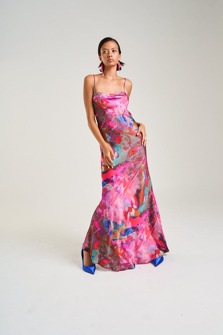 SUMMI SUMMI LUNA MAXI DRESS - Pinkhill -  - [] - Darwin boutique - Australian fashion design - Darwin Fashion - Australian Fashion Designer - Australian Fashion Designer Brands - Australian Fashion Design 