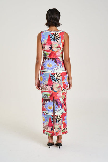 SUMMI SUMMI MIAMI MAXI - DAZED - Pinkhill -  - [] - Darwin boutique - Australian fashion design - Darwin Fashion - Australian Fashion Designer - Australian Fashion Designer Brands - Australian Fashion Design 