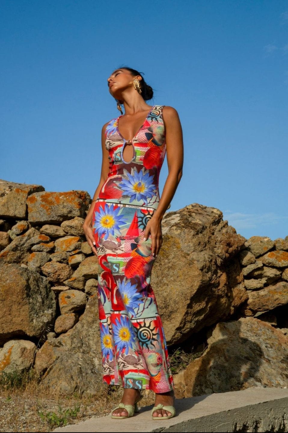 SUMMI SUMMI MIAMI MAXI - DAZED - Pinkhill -  - [] - Darwin boutique - Australian fashion design - Darwin Fashion - Australian Fashion Designer - Australian Fashion Designer Brands - Australian Fashion Design 