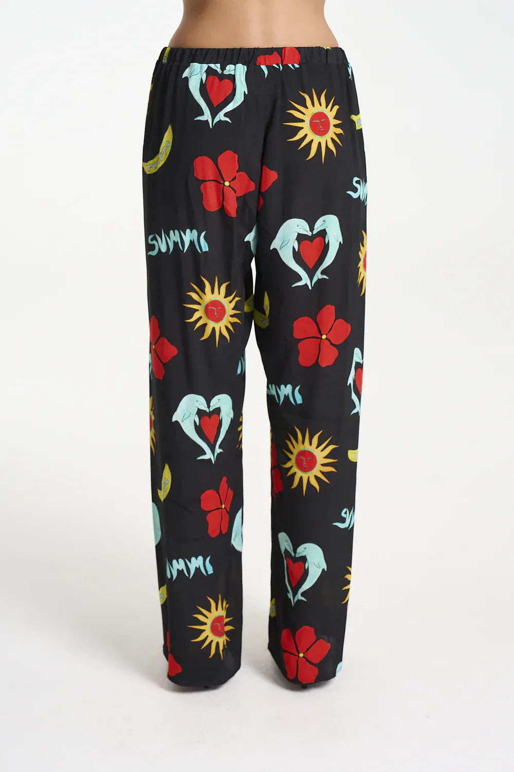 SUMMI SUMMI RELAXED DRAWSTRING PANT - TROPPO NIGHT - Pinkhill -  - [] - Darwin boutique - Australian fashion design - Darwin Fashion - Australian Fashion Designer - Australian Fashion Designer Brands - Australian Fashion Design 