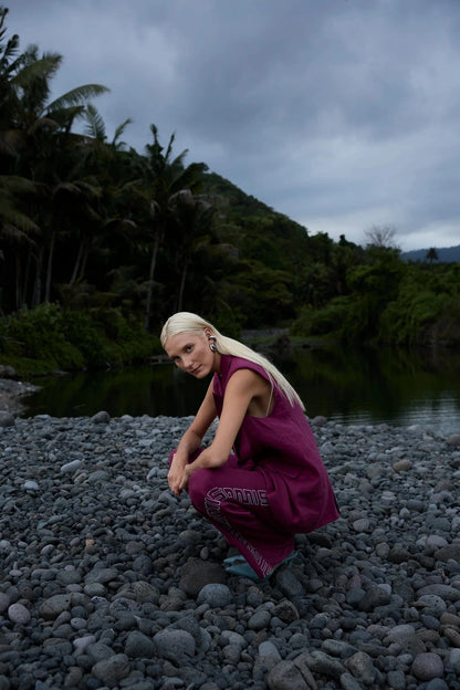 Summi Summi Sig Linen Pant - Pinkhill -  - [] - Darwin boutique - Australian fashion design - Darwin Fashion - Australian Fashion Designer - Australian Fashion Designer Brands - Australian Fashion Design 