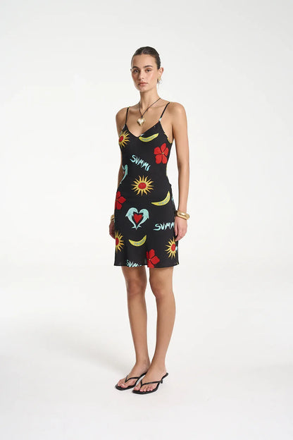 SUMMI SUMMI SIREN MINI - TROPPO NIGHT - Pinkhill -  - [] - Darwin boutique - Australian fashion design - Darwin Fashion - Australian Fashion Designer - Australian Fashion Designer Brands - Australian Fashion Design 