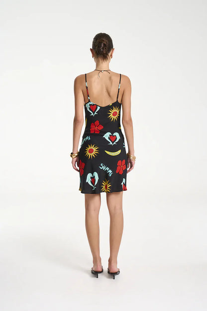 SUMMI SUMMI SIREN MINI - TROPPO NIGHT - Pinkhill -  - [] - Darwin boutique - Australian fashion design - Darwin Fashion - Australian Fashion Designer - Australian Fashion Designer Brands - Australian Fashion Design 