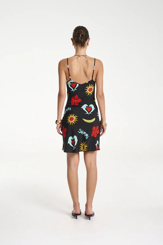 SUMMI SUMMI SIREN MINI - TROPPO NIGHT - Pinkhill -  - [] - Darwin boutique - Australian fashion design - Darwin Fashion - Australian Fashion Designer - Australian Fashion Designer Brands - Australian Fashion Design 