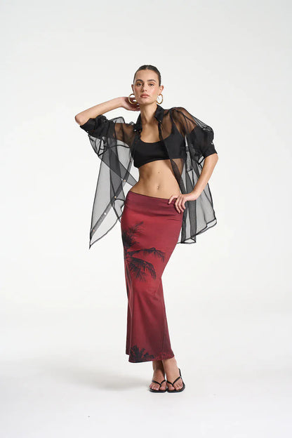 SUMMI SUMMI SPORTS CROP - BLACK - Pinkhill -  - [] - Darwin boutique - Australian fashion design - Darwin Fashion - Australian Fashion Designer - Australian Fashion Designer Brands - Australian Fashion Design 