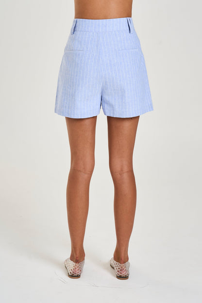SUMMI SUMMI TAILORED SHORT - SEA STRIPE - Pinkhill -  - [] - Darwin boutique - Australian fashion design - Darwin Fashion - Australian Fashion Designer - Australian Fashion Designer Brands - Australian Fashion Design 