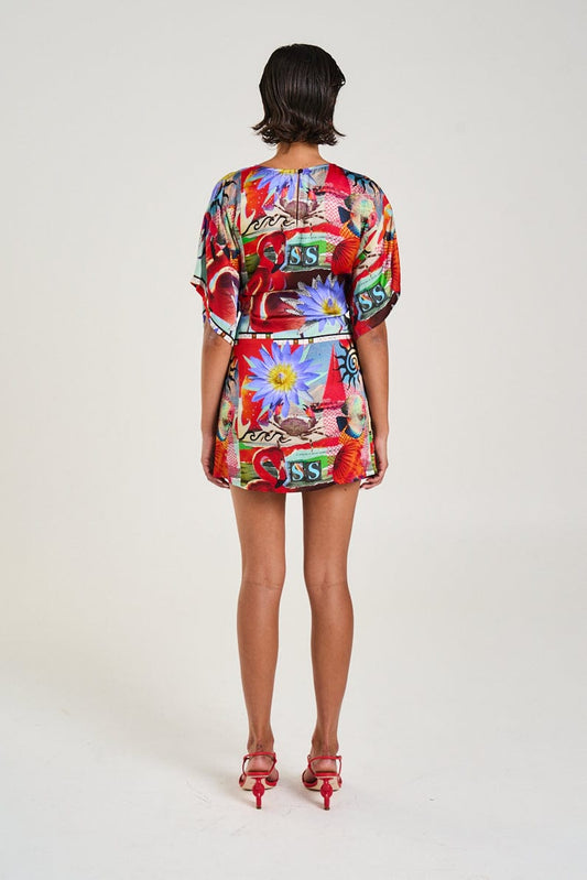 SUMMI SUMMI TIE FRONT DRESS - DAZED - Pinkhill -  - [] - Darwin boutique - Australian fashion design - Darwin Fashion - Australian Fashion Designer - Australian Fashion Designer Brands - Australian Fashion Design 