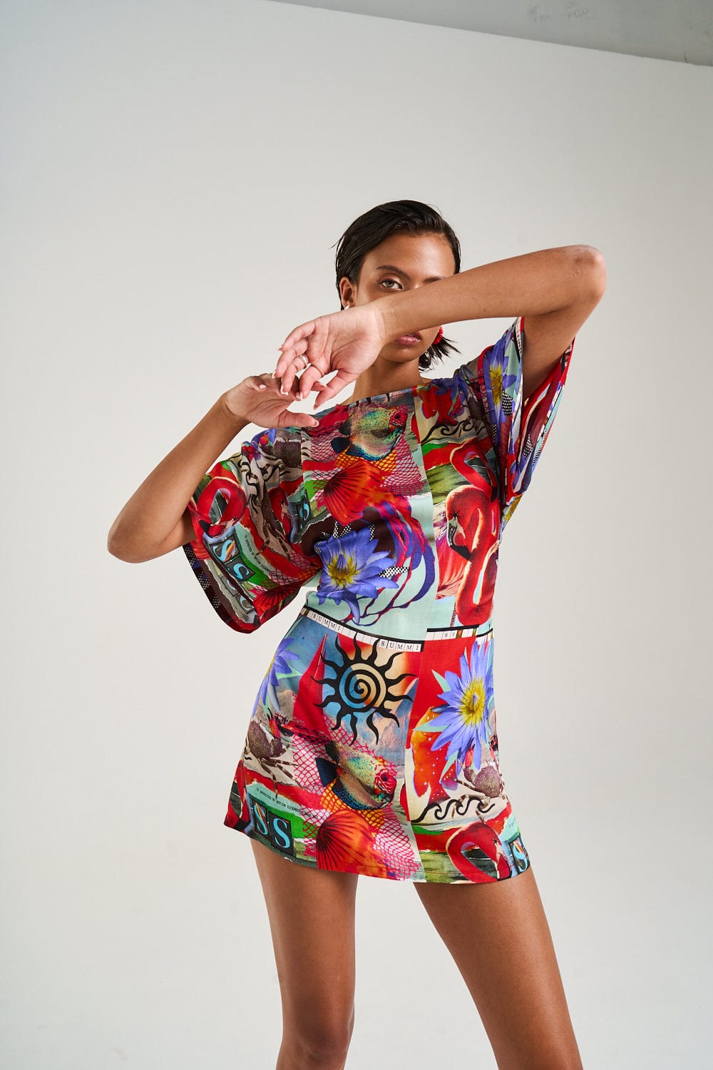 SUMMI SUMMI TIE FRONT DRESS - DAZED - Pinkhill -  - [] - Darwin boutique - Australian fashion design - Darwin Fashion - Australian Fashion Designer - Australian Fashion Designer Brands - Australian Fashion Design 