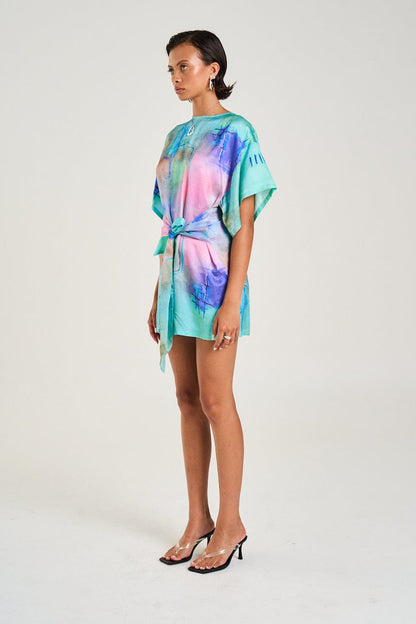 SUMMI SUMMI TIE FRONT DRESS - Pinkhill -  - [] - Darwin boutique - Australian fashion design - Darwin Fashion - Australian Fashion Designer - Australian Fashion Designer Brands - Australian Fashion Design 