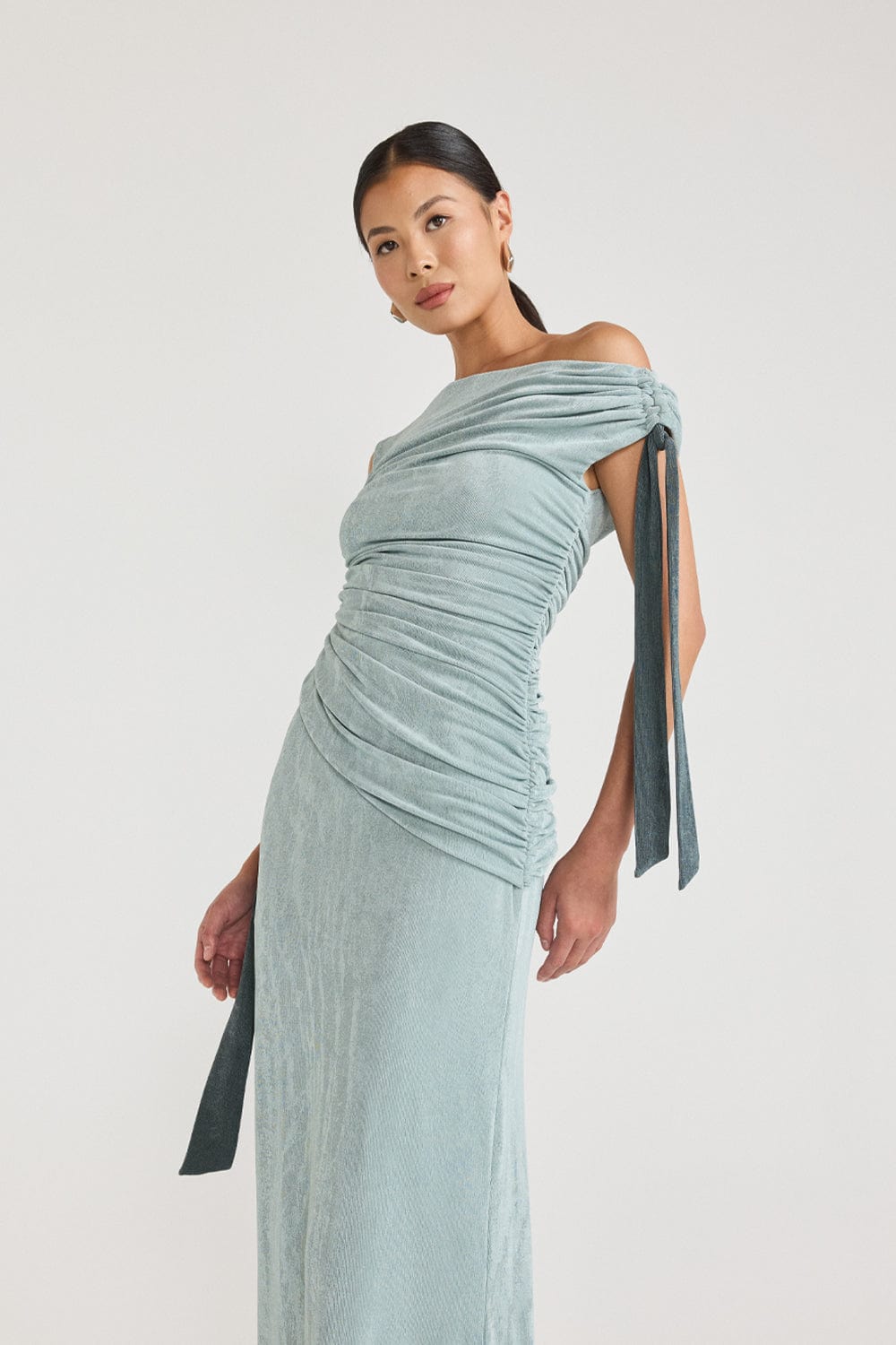 TOJHA KALILAH DRESS - SEAFOAM GREEN / TEAL - Pinkhill -  - [] - Darwin boutique - Australian fashion design - Darwin Fashion - Australian Fashion Designer - Australian Fashion Designer Brands - Australian Fashion Design 