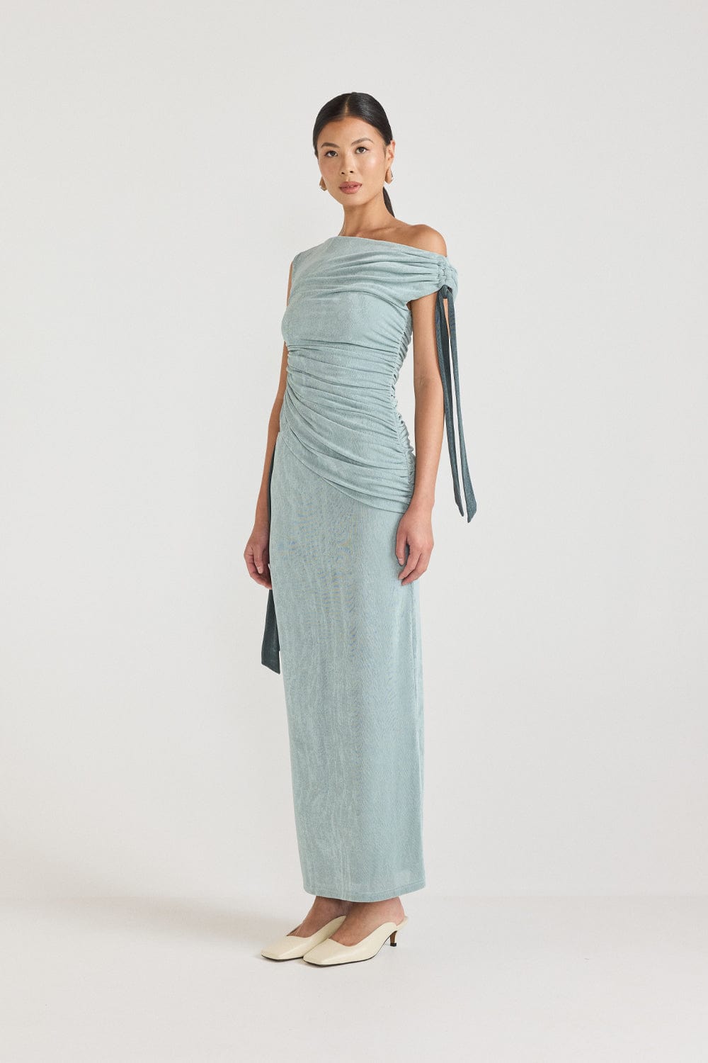 TOJHA KALILAH DRESS - SEAFOAM GREEN / TEAL - Pinkhill -  - [] - Darwin boutique - Australian fashion design - Darwin Fashion - Australian Fashion Designer - Australian Fashion Designer Brands - Australian Fashion Design 