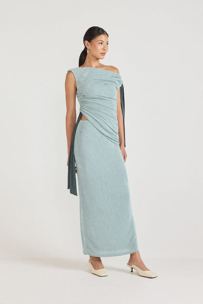 TOJHA KALILAH DRESS - SEAFOAM GREEN / TEAL - Pinkhill -  - [] - Darwin boutique - Australian fashion design - Darwin Fashion - Australian Fashion Designer - Australian Fashion Designer Brands - Australian Fashion Design 
