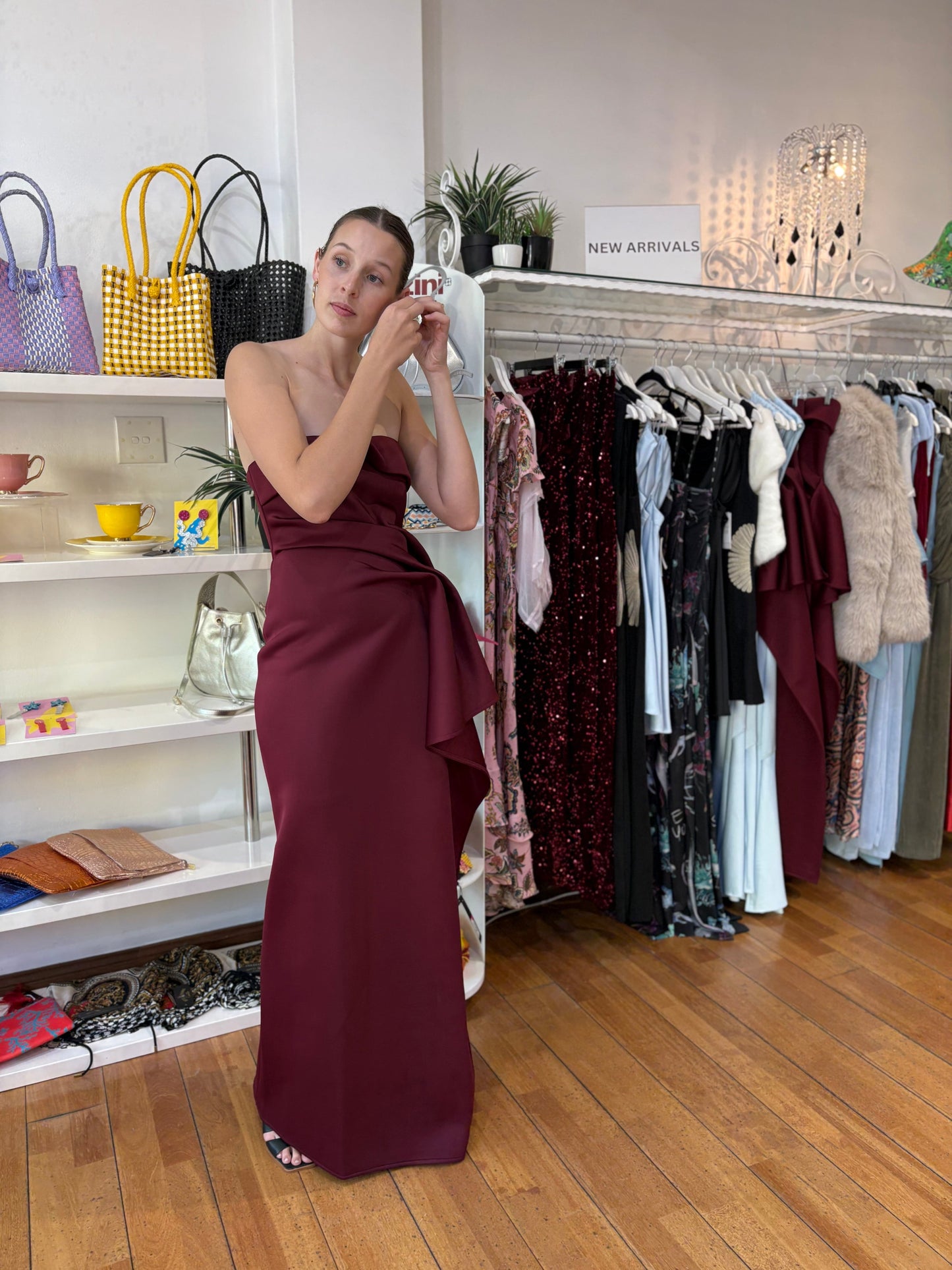 Tojha November Dress - Merlot - Pinkhill -  - [] - Darwin boutique - Australian fashion design - Darwin Fashion - Australian Fashion Designer - Australian Fashion Designer Brands - Australian Fashion Design 