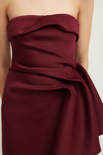 Tojha November Dress - Merlot - Pinkhill -  - [] - Darwin boutique - Australian fashion design - Darwin Fashion - Australian Fashion Designer - Australian Fashion Designer Brands - Australian Fashion Design 