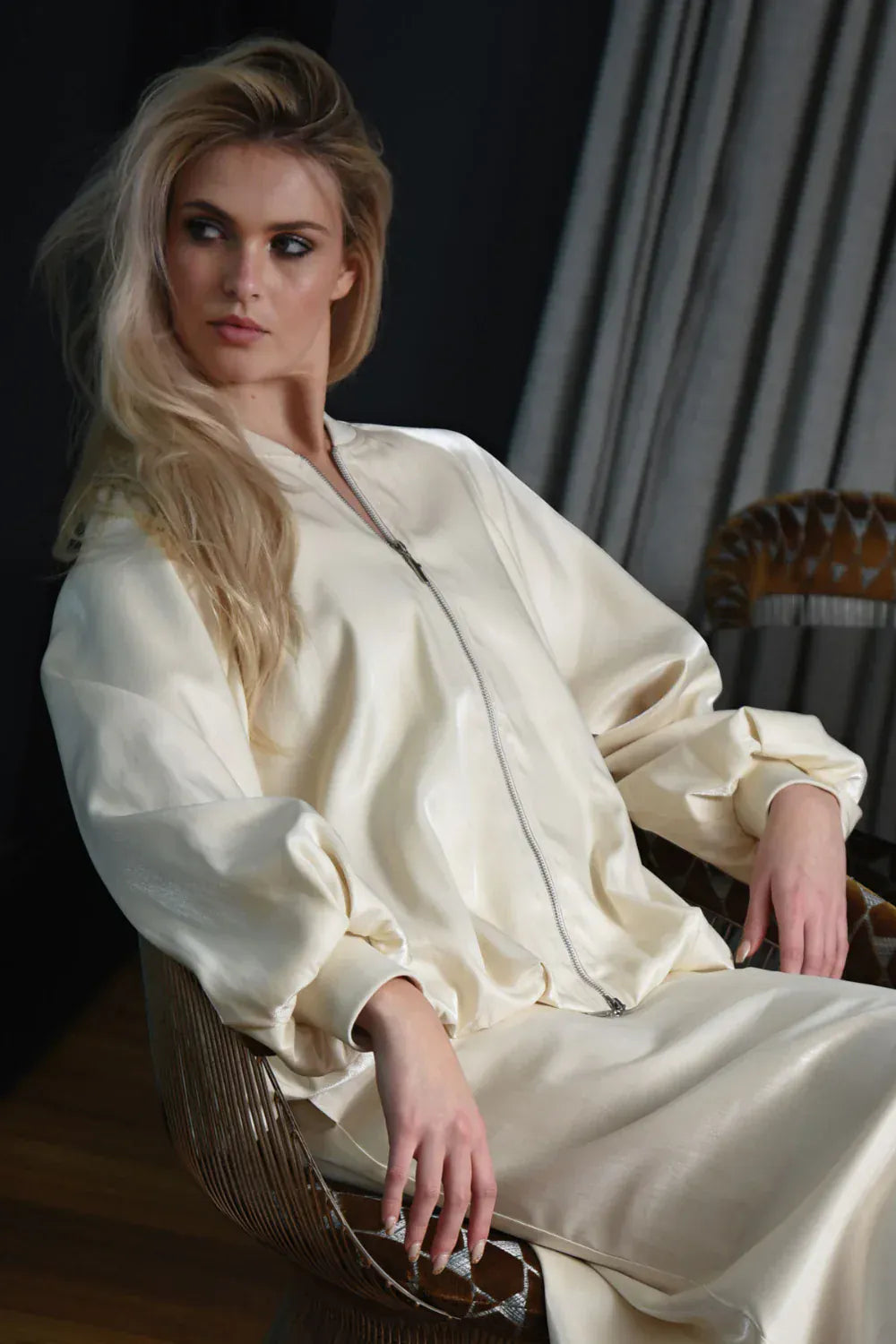COOPER Flowerbomb Ivory Jacket - Pinkhill