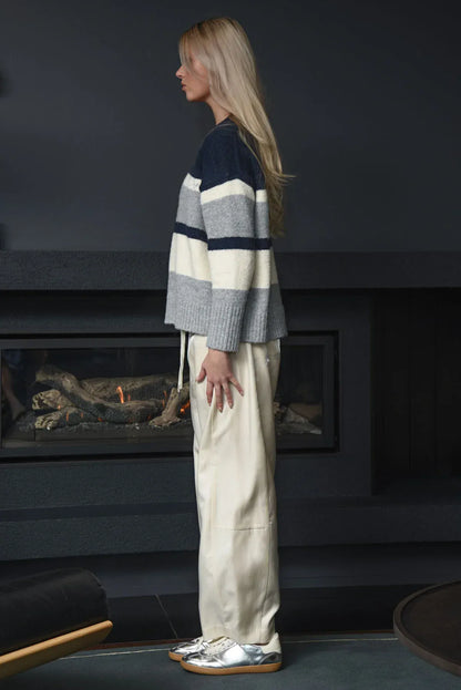 COOPER FOLLOW THE TRACK Pant (Ivory) - Pinkhill