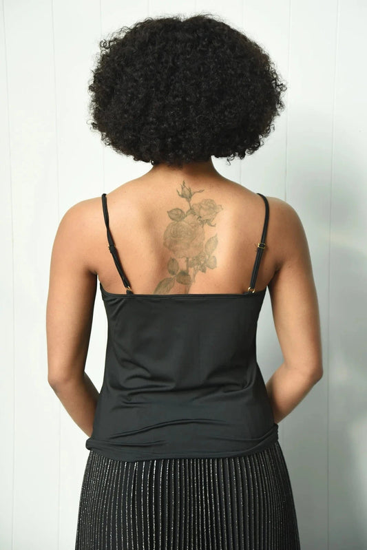 Trelise Cooper HEART & CAMISOLE Camisole - Black - Pinkhill -  - [] - Darwin boutique - Australian fashion design - Darwin Fashion - Australian Fashion Designer - Australian Fashion Designer Brands - Australian Fashion Design 