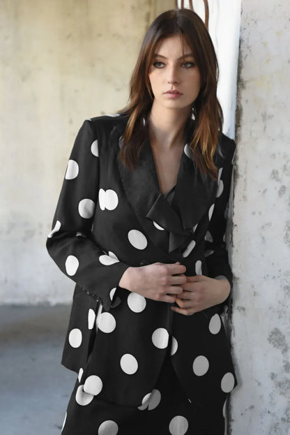 Trelise Cooper In Too Chic Blazer - Black/ Vintage Spot - Pinkhill