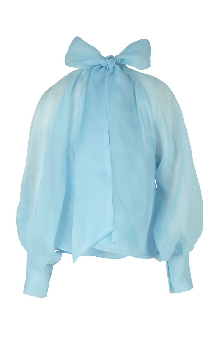 TRELISE COOPER - ON A SHEER DAY Blouse - Power Blue - Pinkhill - Trelise Cooper - blouse - Darwin boutique - Australian fashion design - Darwin Fashion - Australian Fashion Designer - Australian Fashion Designer Brands - Australian Fashion Design Skirt