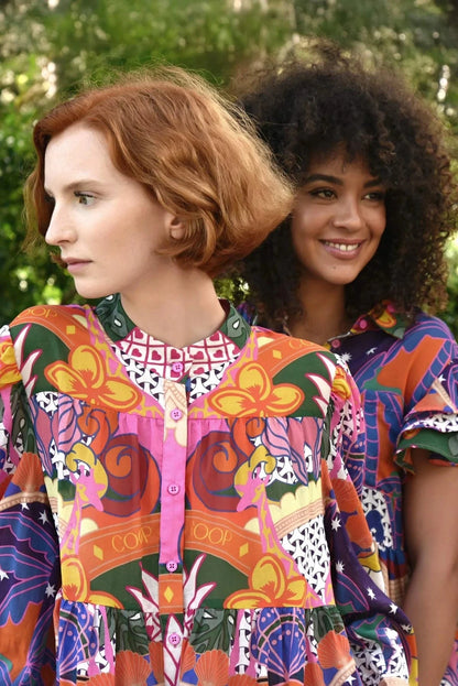 Trelise Cooper TIER-IFIC Dress - Pinkhill -  - [] - Darwin boutique - Australian fashion design - Darwin Fashion - Australian Fashion Designer - Australian Fashion Designer Brands - Australian Fashion Design 