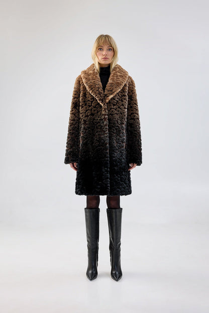 Unreal Fur Boho Coat - Pinkhill -  - [] - Darwin boutique - Australian fashion design - Darwin Fashion - Australian Fashion Designer - Australian Fashion Designer Brands - Australian Fashion Design 