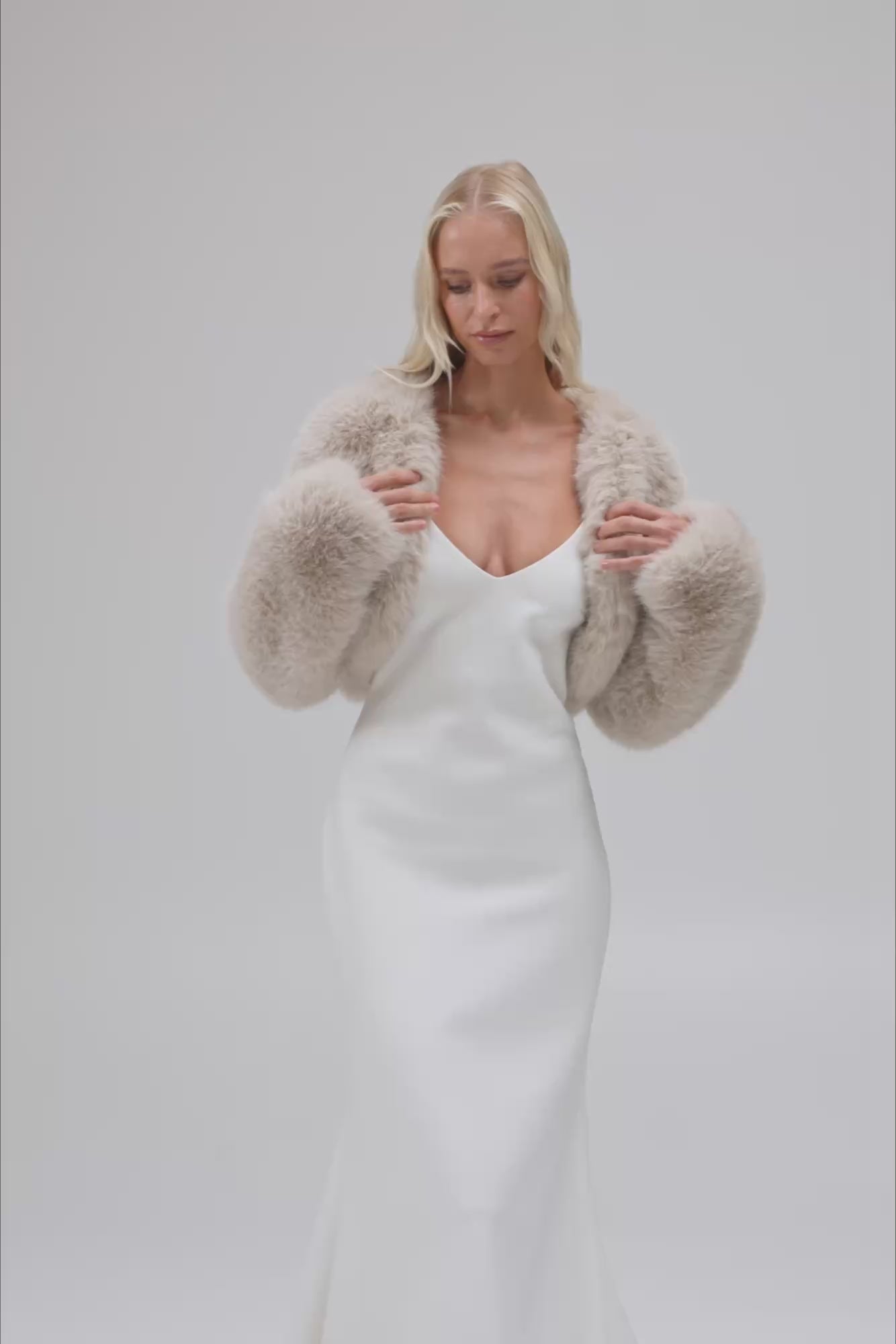 Unreal Fur Empress Jacket - Almond - Pinkhill -  - [] - Darwin boutique - Australian fashion design - Darwin Fashion - Australian Fashion Designer - Australian Fashion Designer Brands - Australian Fashion Design 