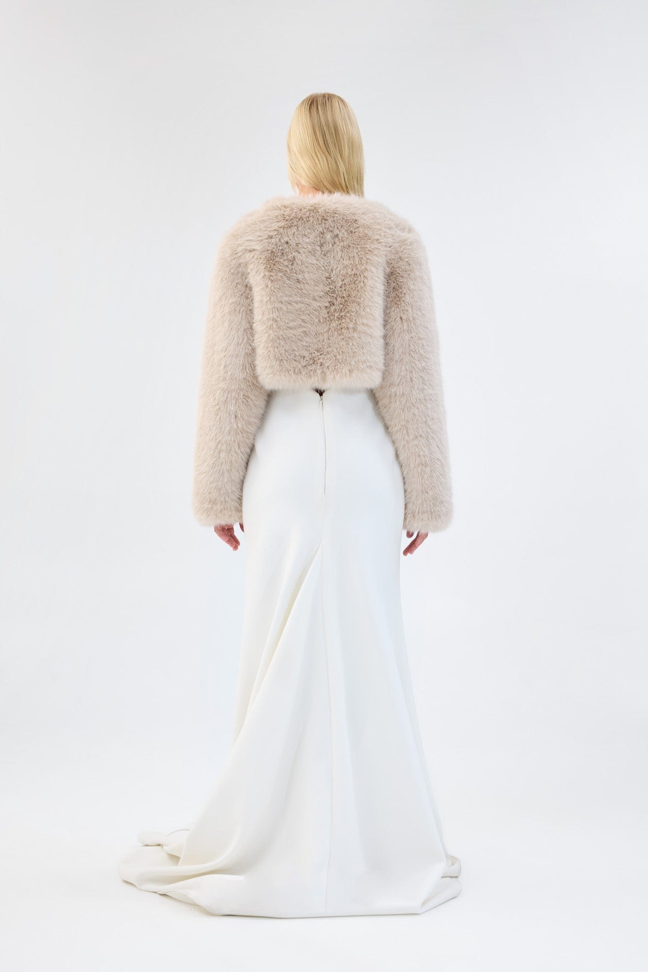 Unreal Fur Empress Jacket - Almond - Pinkhill -  - [] - Darwin boutique - Australian fashion design - Darwin Fashion - Australian Fashion Designer - Australian Fashion Designer Brands - Australian Fashion Design 