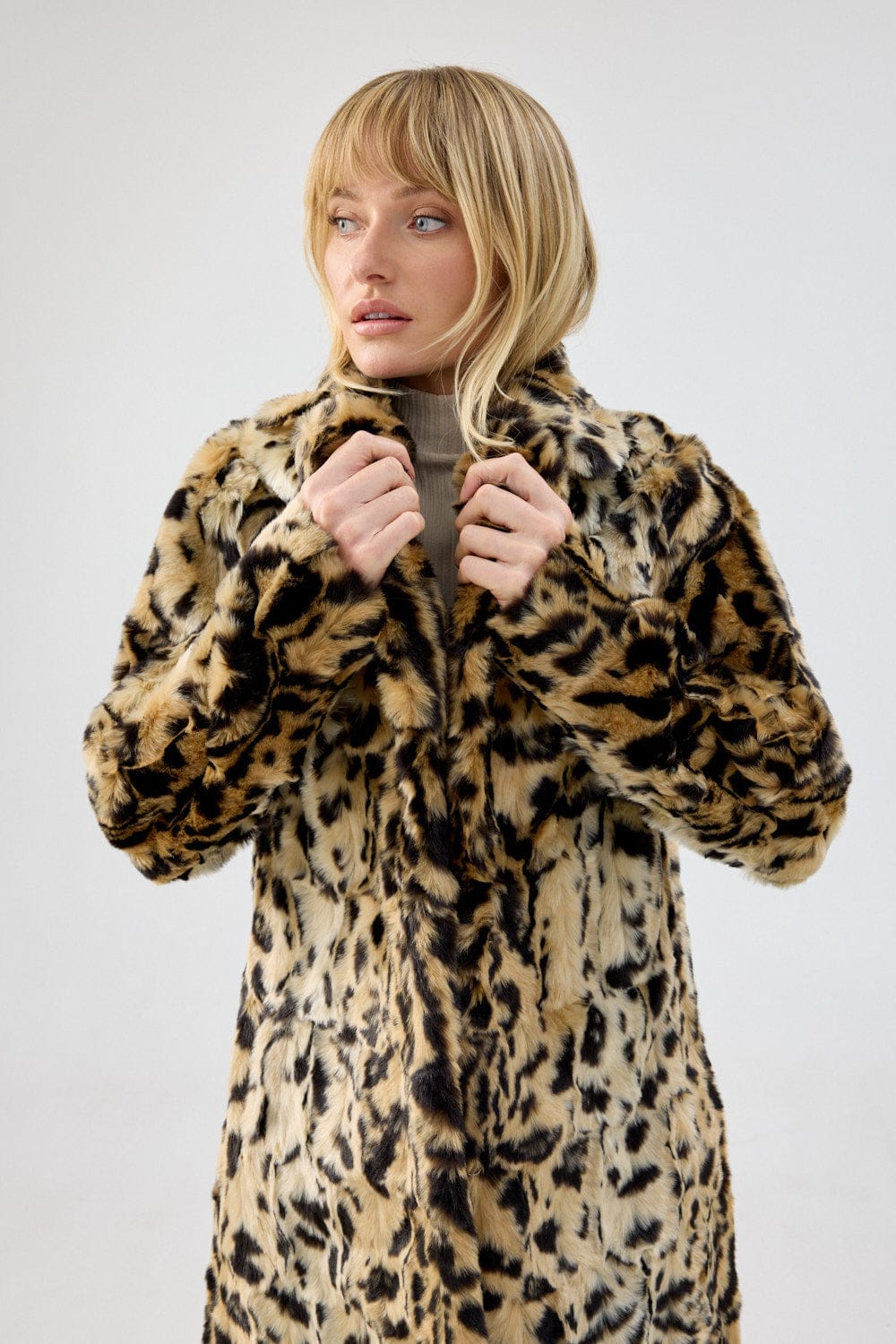 Unreal Fur Long Song Coat - Pinkhill -  - [] - Darwin boutique - Australian fashion design - Darwin Fashion - Australian Fashion Designer - Australian Fashion Designer Brands - Australian Fashion Design 