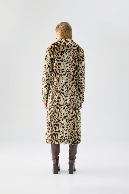 Unreal Fur Long Song Coat - Pinkhill -  - [] - Darwin boutique - Australian fashion design - Darwin Fashion - Australian Fashion Designer - Australian Fashion Designer Brands - Australian Fashion Design 
