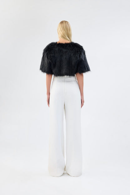 Unreal Fur Love a Fur Bolero - Black - Pinkhill -  - [] - Darwin boutique - Australian fashion design - Darwin Fashion - Australian Fashion Designer - Australian Fashion Designer Brands - Australian Fashion Design 