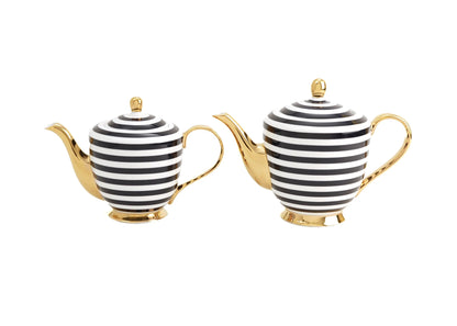 XL Navy Stripe Teapot - Pinkhill - LyndalT - teacup - Darwin boutique - Australian fashion design - Darwin Fashion - Australian Fashion Designer - Australian Fashion Designer Brands - Australian Fashion Design 