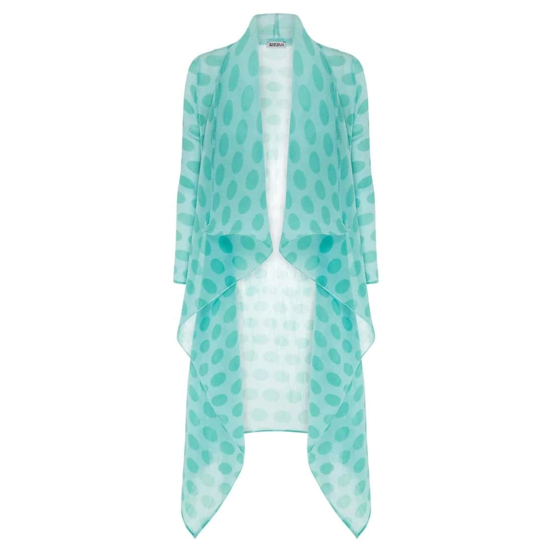 Alquema - Collare Coat LAGOON ELLIPTICAL - Pinkhill - Alquema - coat, lagoon - Darwin boutique - Australian fashion design - Darwin Fashion - Australian Fashion Designer - Australian Fashion Designer Brands - Australian Fashion Design Coats & Jackets